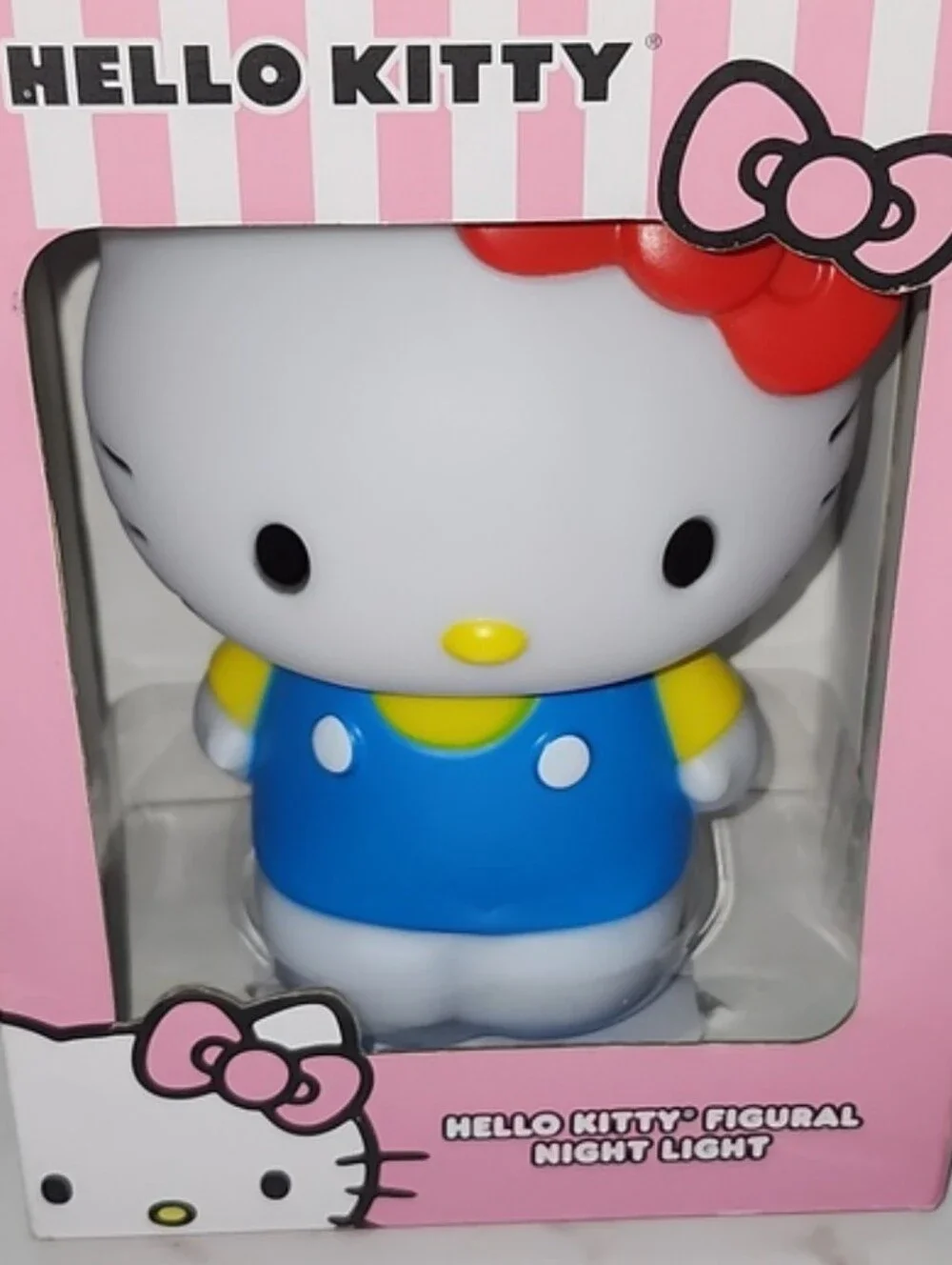 NIB Hello Kitty Night Light - Blue Overalls